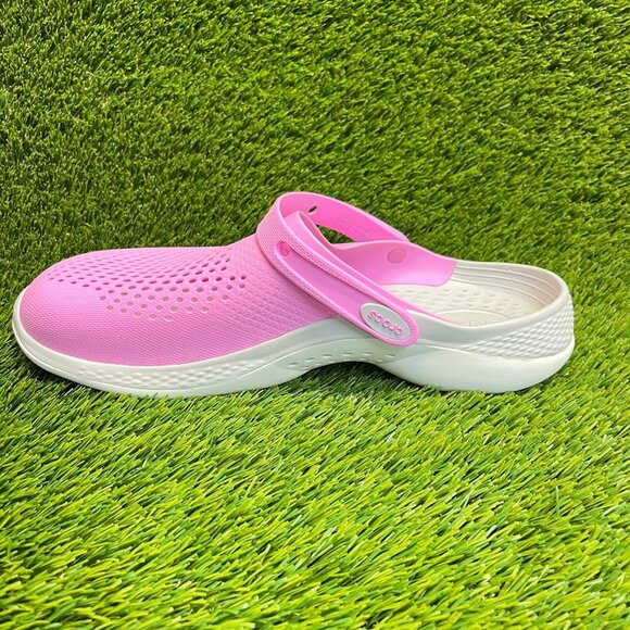 Crocs LiteRide 360 Clog Mens Size 13 Pink White Beach Outdoor Slip On Sandals main image 10